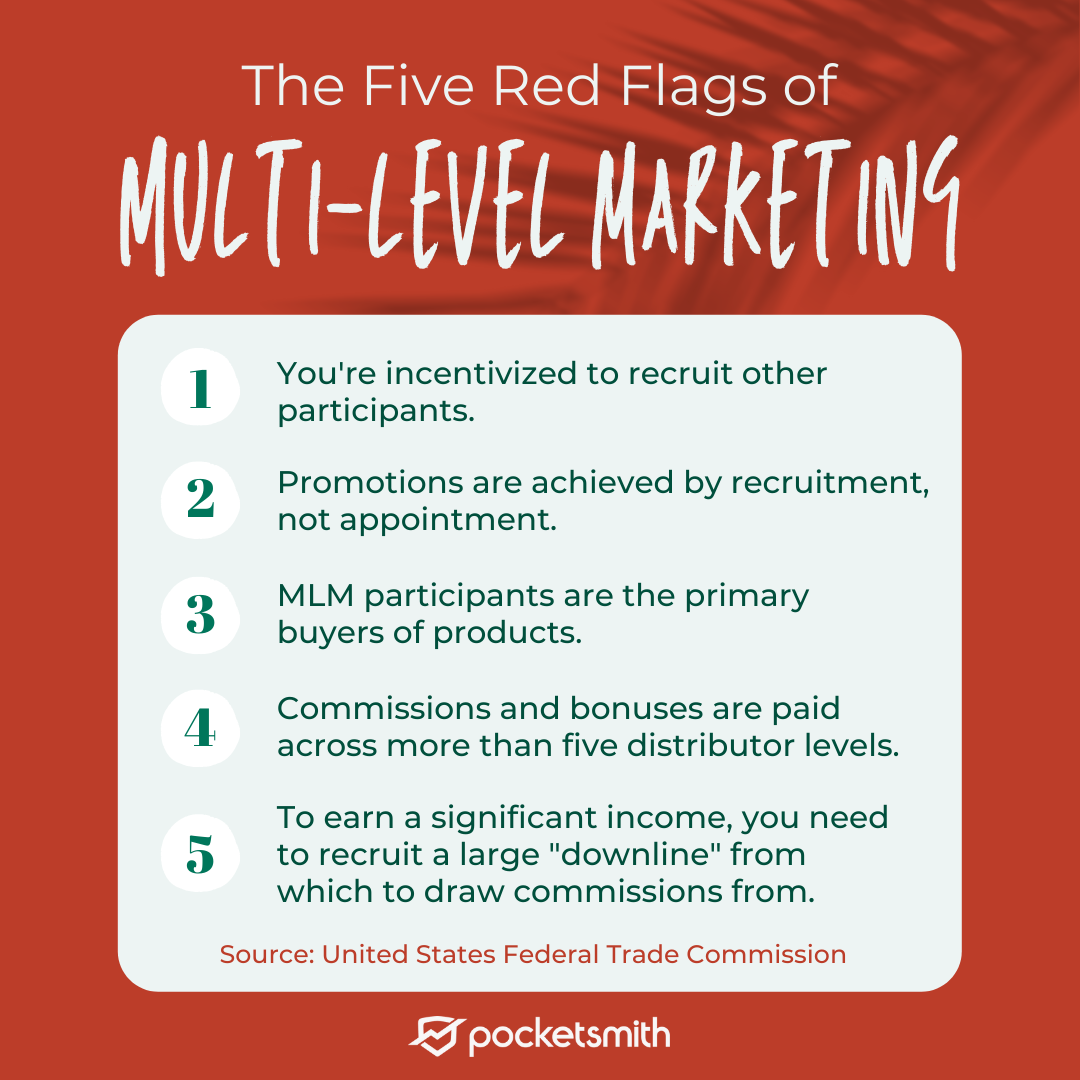 Five signs you might be working for a MLM (multi-level marketing) scheme Five signs you might be working for a MLM (multi-level marketing) scheme